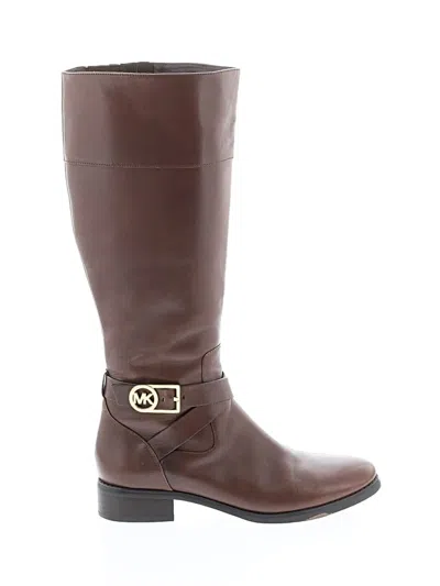 Pre-owned Michael Michael Kors Boots In Brown
