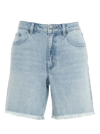 Michael Michael Kors Boyfriend Denim Shorts In Blue