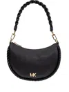 Michael Michael Kors Braided-strap Crescent Shoulder Bag