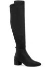 Michael Michael Kors Womens Leather Round Toe Over-the-knee Boots In Black