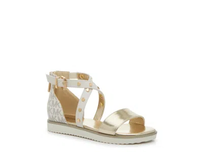 Michael Michael Kors Brandy Astrid Sandal Kids' In Gold Metallic