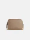 Michael Michael Kors 'briant' Dove Grey Leather Bag