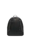 Michael Michael Kors Brooklyn Large Faux Leather Backpack In Schwarz