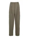 Michael Michael Kors Brown Pants With Belt Loops In Gray