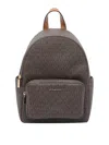 Michael Michael Kors Medium Tanner Backpack With Logo Print In Brown