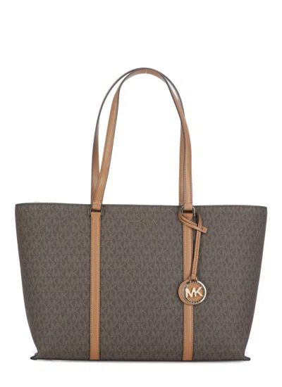 Michael Michael Kors Brown Temple Shopping Bag