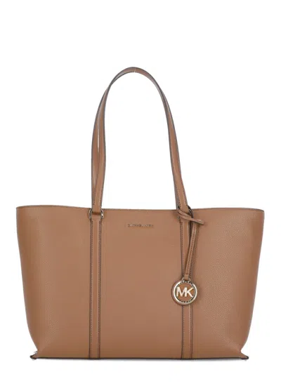 Michael Michael Kors Brown Temple Shopping Bag