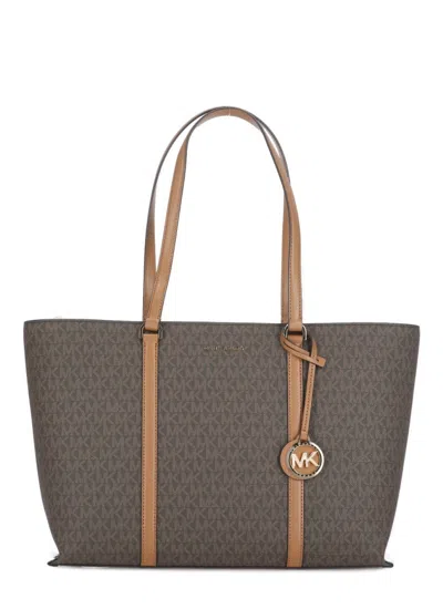 Michael Michael Kors Brown Temple Shopping Bag