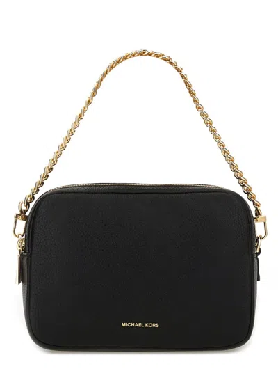 Michael Michael Kors Michael By Michael Kors Black Leather Medium Bryant Shoulder Bag