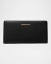 Michael Michael Kors Bryant Large Slim Continental Wallet In Black
