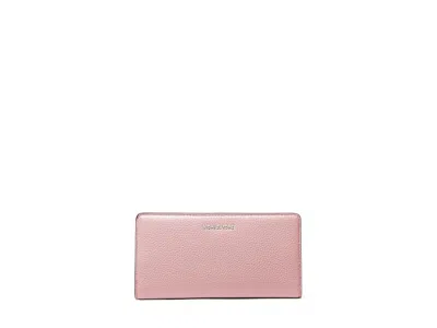Michael Michael Kors Bryant Large Slim Snap Wallet Wallet Handbags Smokey Rose: One Size In Pink