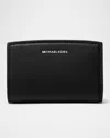 Michael Michael Kors Bryant Medium Bifold Leather Wallet In Black