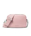 Michael Michael Kors Bryant Medium Double Zip Camera Crossbody Bag In Pink