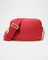 Michael Michael Kors Bryant Medium Pebbled Leather Camera Crossbody Bag