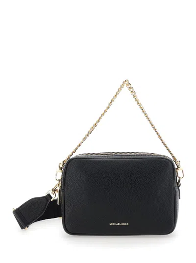 Michael Michael Kors Bryant Shoulder Bag In Black Leather