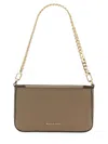 Michael Michael Kors Dove Cow Leather Shoulder Bags In Brown