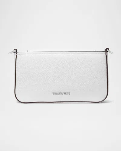 Michael Michael Kors Bryant Small Convertible Pouchette Crossbody Bag In White