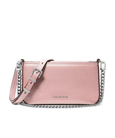 Michael Michael Kors Bryant Small Diagonal Span Bag In Pink