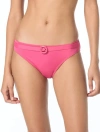 Michael Michael Kors Bubble Logo Ring Bikini Bottom In Pink