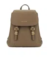 Michael Michael Kors Buckle Backpack In Brown