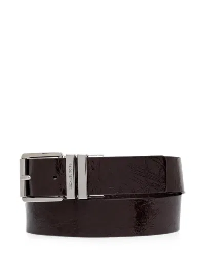 Michael Michael Kors Buckle Belt In Brown