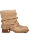 Michael Michael Kors Colby Leather Ankle Boot In Brown