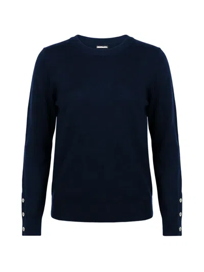 Michael Michael Kors Button-detail Sweater In Blue