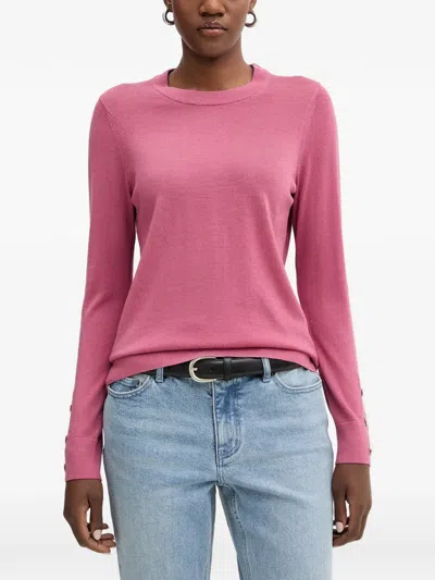 Michael Michael Kors Button-detail Sweater In Pink