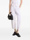 Michael Michael Kors Button Trousers In White