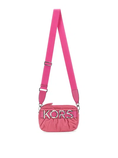 Michael Michael Kors Camera Bag With Logo In Multicolour