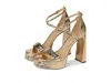 Michael Michael Kors Cami Platform In Gold