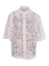 Michael Michael Kors White Shirt With Frontal Buttons Closure In White