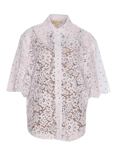 Michael Michael Kors White Shirt With Frontal Buttons Closure