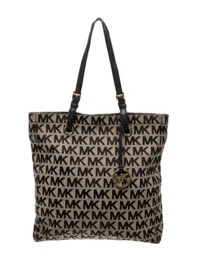 Pre-owned Michael Michael Kors Canvas Tote