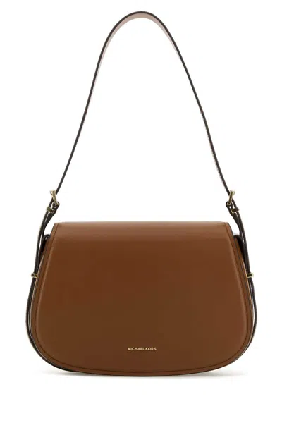 Michael Michael Kors Caramel Leather Moore Shoulder Bag