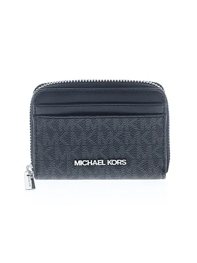 Pre-owned Michael Michael Kors Card Holder In Black