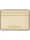 Michael Michael Kors Card Holder With Logo In Gold