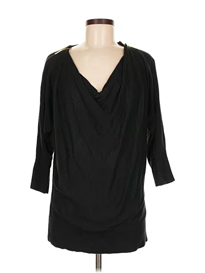 Pre-owned Michael Michael Kors Cardigan Sweater In Black