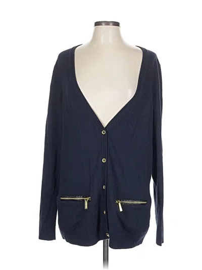 Pre-owned Michael Michael Kors Cardigan Sweater In Black