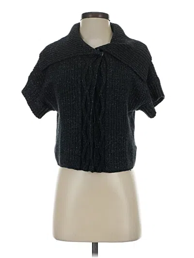 Pre-owned Michael Michael Kors Cardigan Sweater In Black