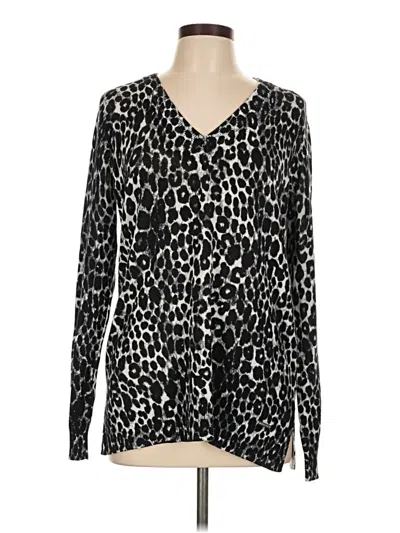 Pre-owned Michael Michael Kors Cardigan Sweater In Black