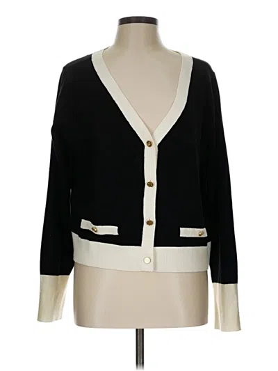 Pre-owned Michael Michael Kors Cardigan Sweater In Black