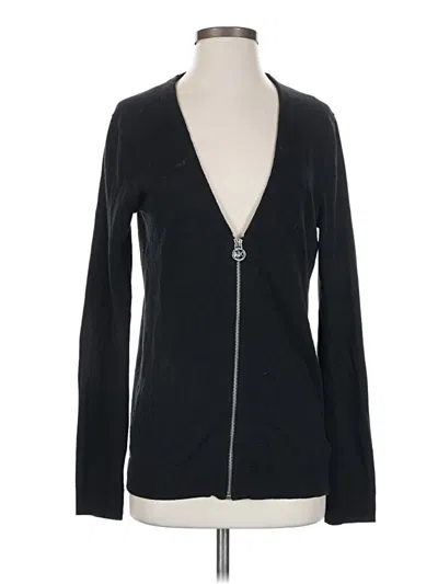Pre-owned Michael Michael Kors Cardigan Sweater In Black