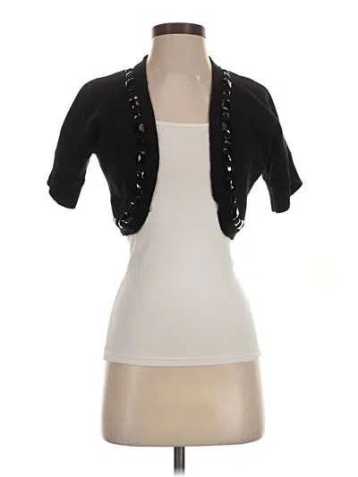 Pre-owned Michael Michael Kors Cardigan Sweater In Black