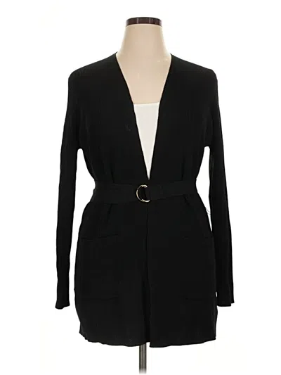 Pre-owned Michael Michael Kors Cardigan Sweater In Black
