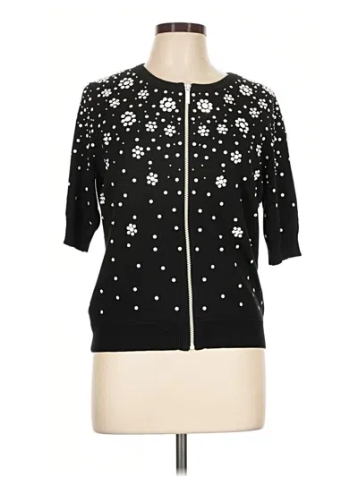 Pre-owned Michael Michael Kors Cardigan Sweater In Black