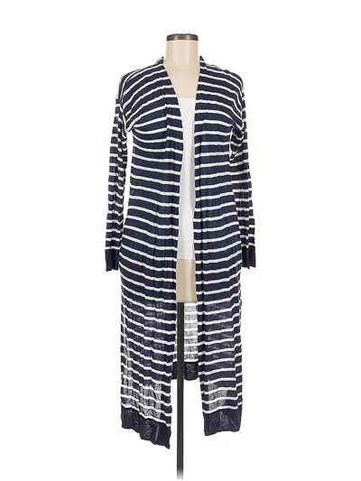 Pre-owned Michael Michael Kors Cardigan Sweater In Blue