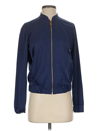Pre-owned Michael Michael Kors Cardigan Sweater In Blue