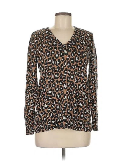 Pre-owned Michael Michael Kors Cardigan Sweater In Brown