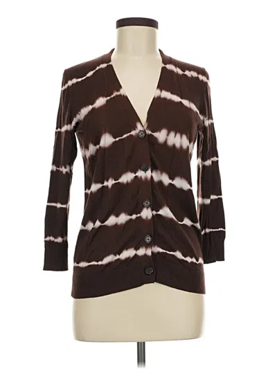 Pre-owned Michael Michael Kors Cardigan Sweater In Brown